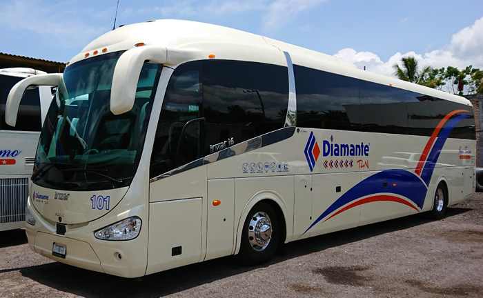 Autobús de la flota de Diamante TLN